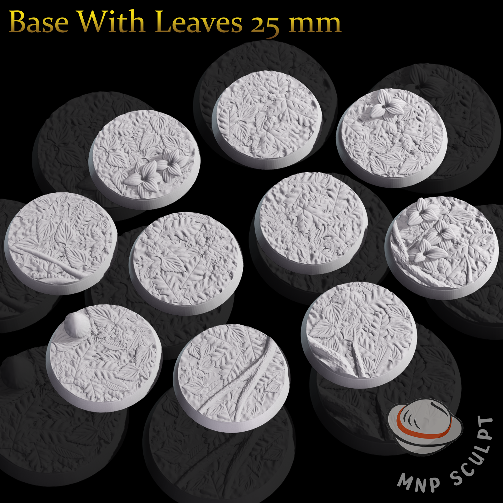 Base With Leaves 25 mm